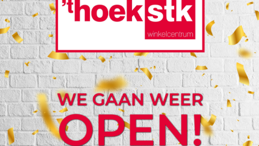 WE GAAN WEER OPEN!