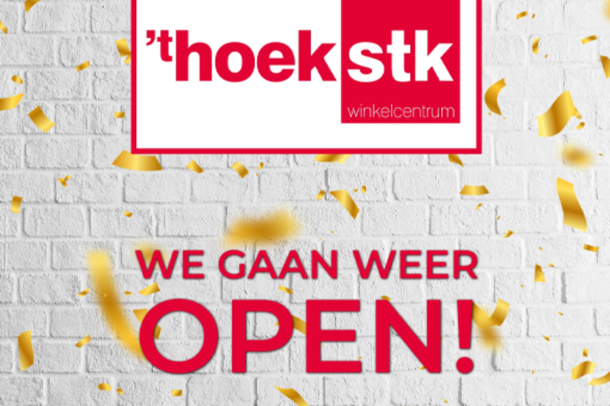 WE GAAN WEER OPEN!